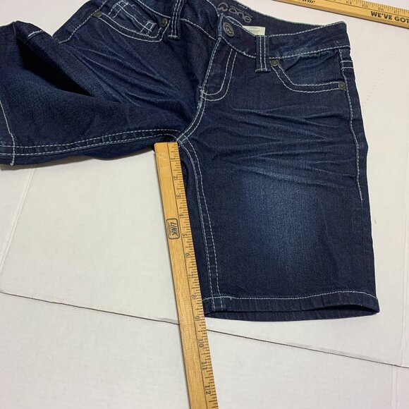 One Ware House Women Dark Blue Denim Jean Shorts Size 4 - Picture 6 of 6